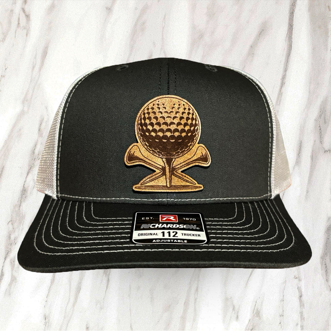 Leather Patch Hat - Golf Hat - Trucker Hat - Richardson 112  (Wholesale)