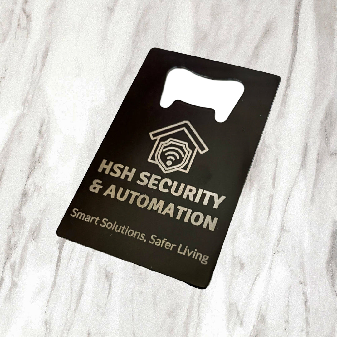 Metal Business Card - Bottle Opener - Laser Engraved (wholesale)