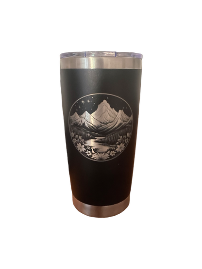 20oz Tumbler - Mountain Scene