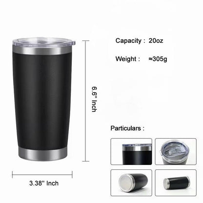 Custom Tumbler w/ Birth Flower, Personalized Cup, Teacher Gift, Laser Engraved, Birthday Gift, Christmas Gift, Gift for Her, Stainless Steel