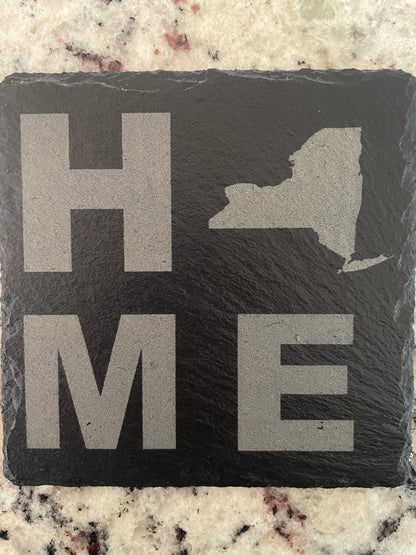 Slate Coasters - Set of 4 - Home State Collection