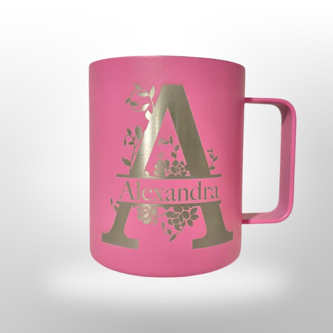 Coffee Mug Tumbler - Personalized Name - Personalized Tumbler - Laser Engraved - Birthday Gift - Christmas Gift