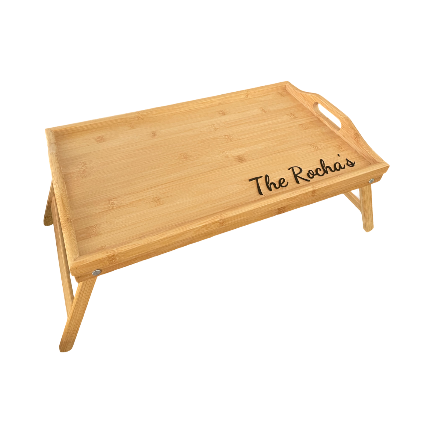 Personalized Serving Tray w/ Foldable Legs