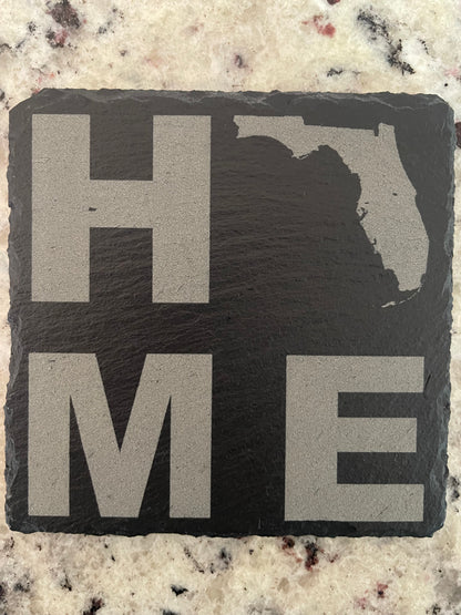 Slate Coasters - Set of 4 - Home State Collection