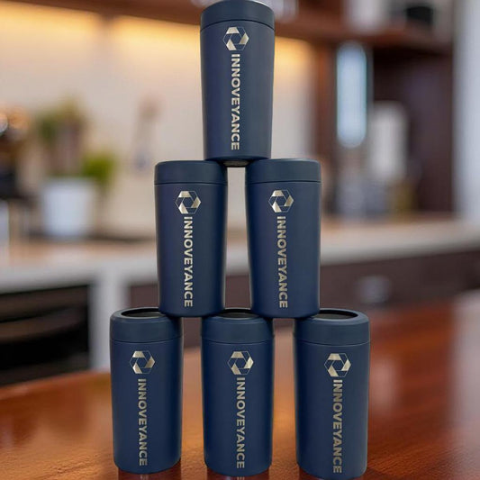 Custom Logo FrostBuddy Can Cooler | Universal Coozie - Business Gift - Custom Design - Laser Engraved - Marketing Swag