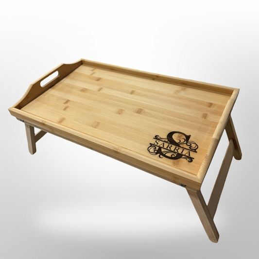 Custom Logo Serving Tray w/ Folding Legs | Corporate Branding