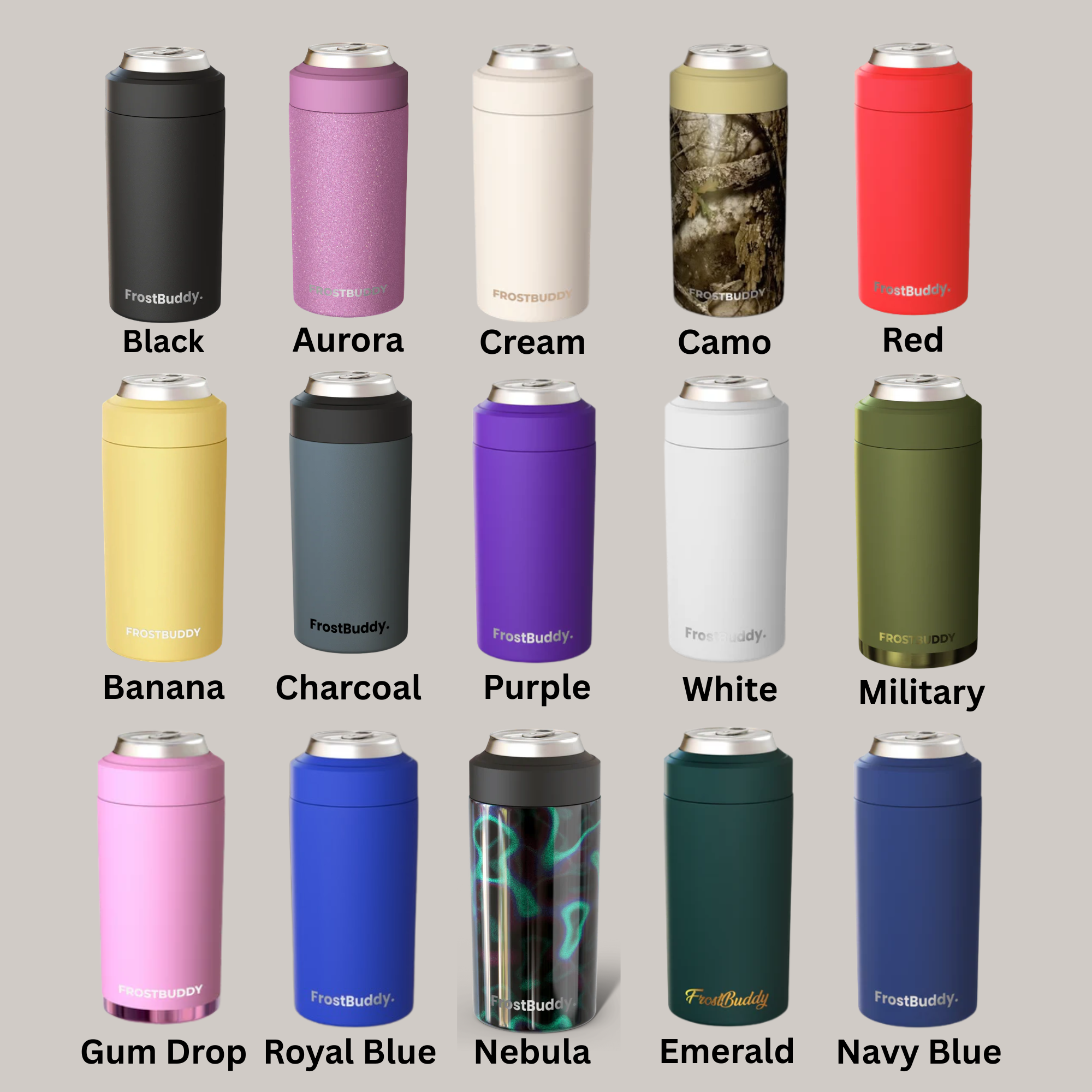 Personalized FrostBuddy Can Cooler - BHR Logo