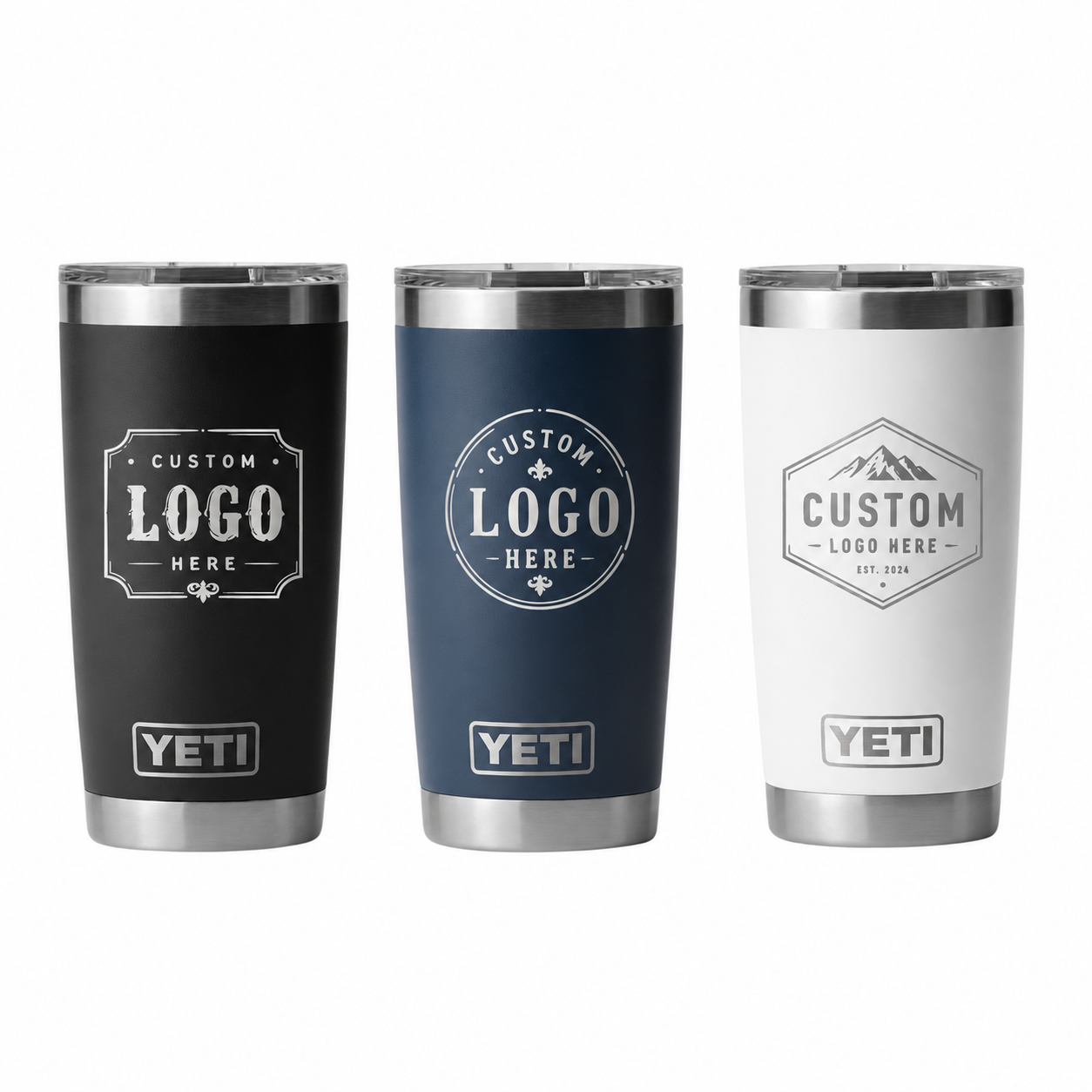 Yeti 20oz Rambler - Custom Logo
