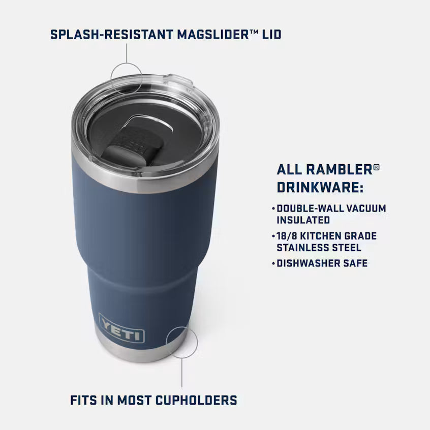 Yeti 30oz Rambler - Custom Logo