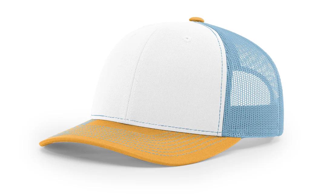 Trout Fishing Leather Patch Hat - Richardson 112 Trucker Hat