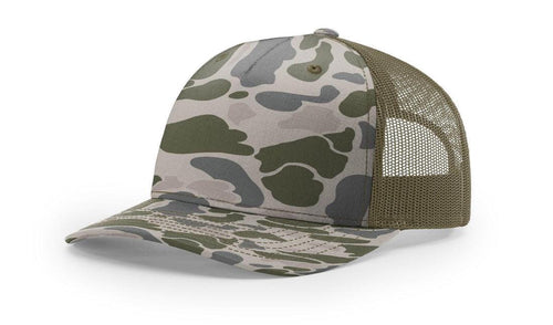 12 Day War Survivor Leather Patch Hat - Richardson 112 Trucker Hat