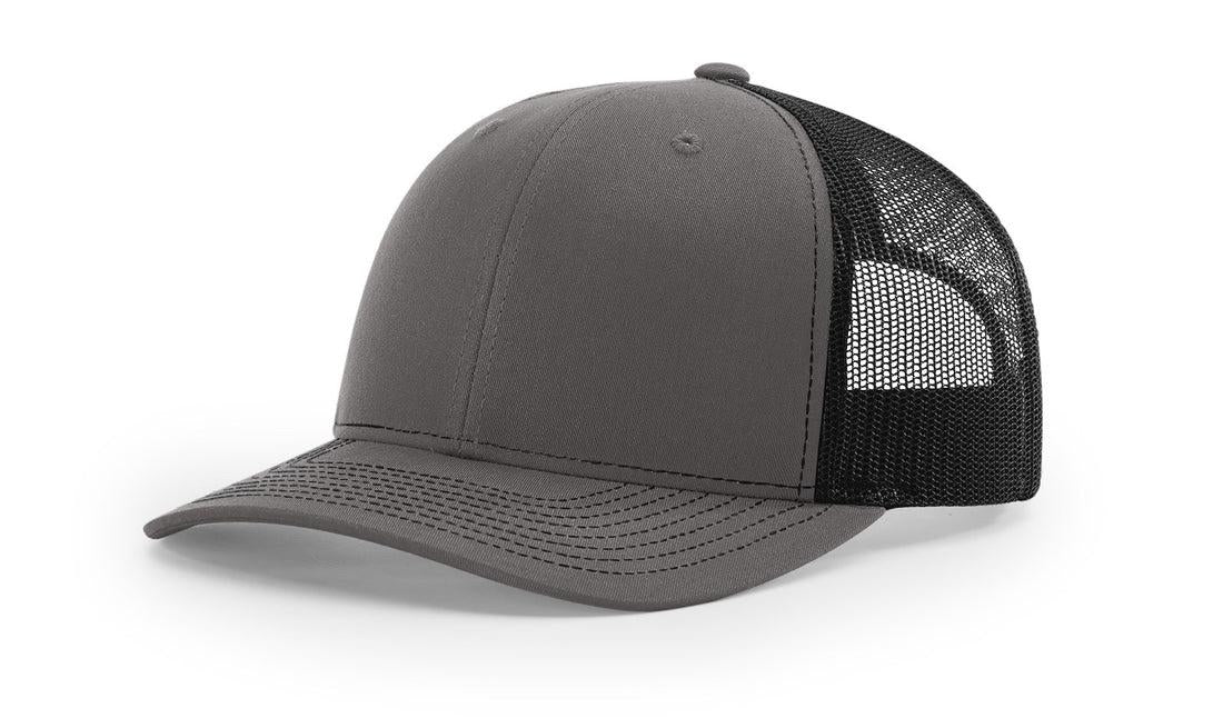 Beach Wave and Sun Leather Patch Hat – Richardson 112 Trucker Hat