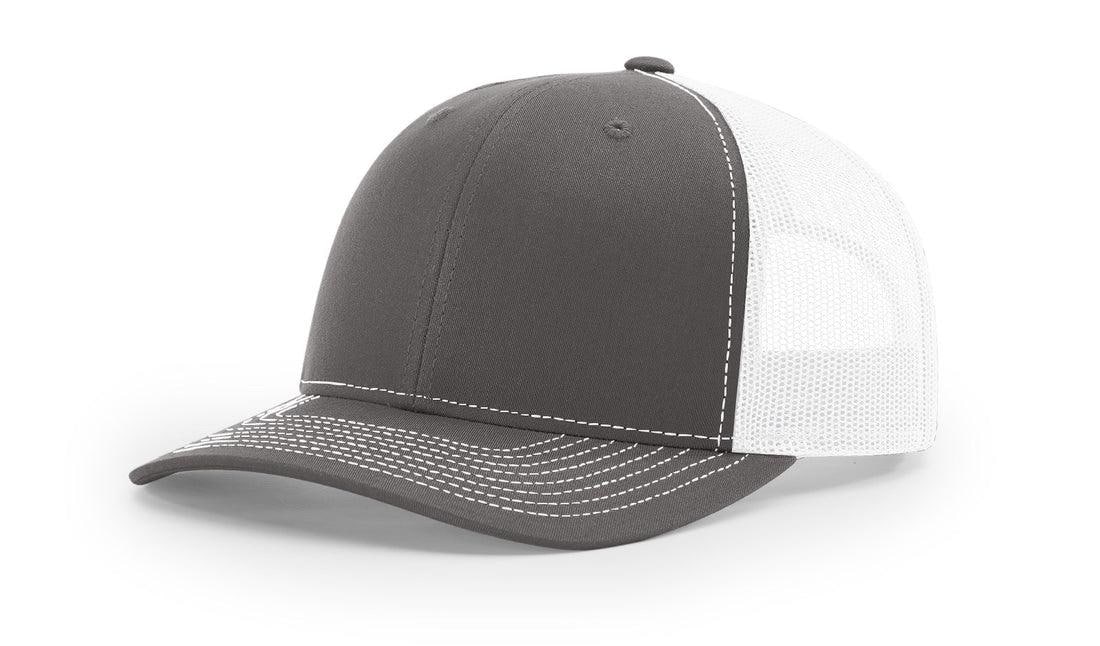 Trout Fishing Leather Patch Hat - Richardson 112 Trucker Hat
