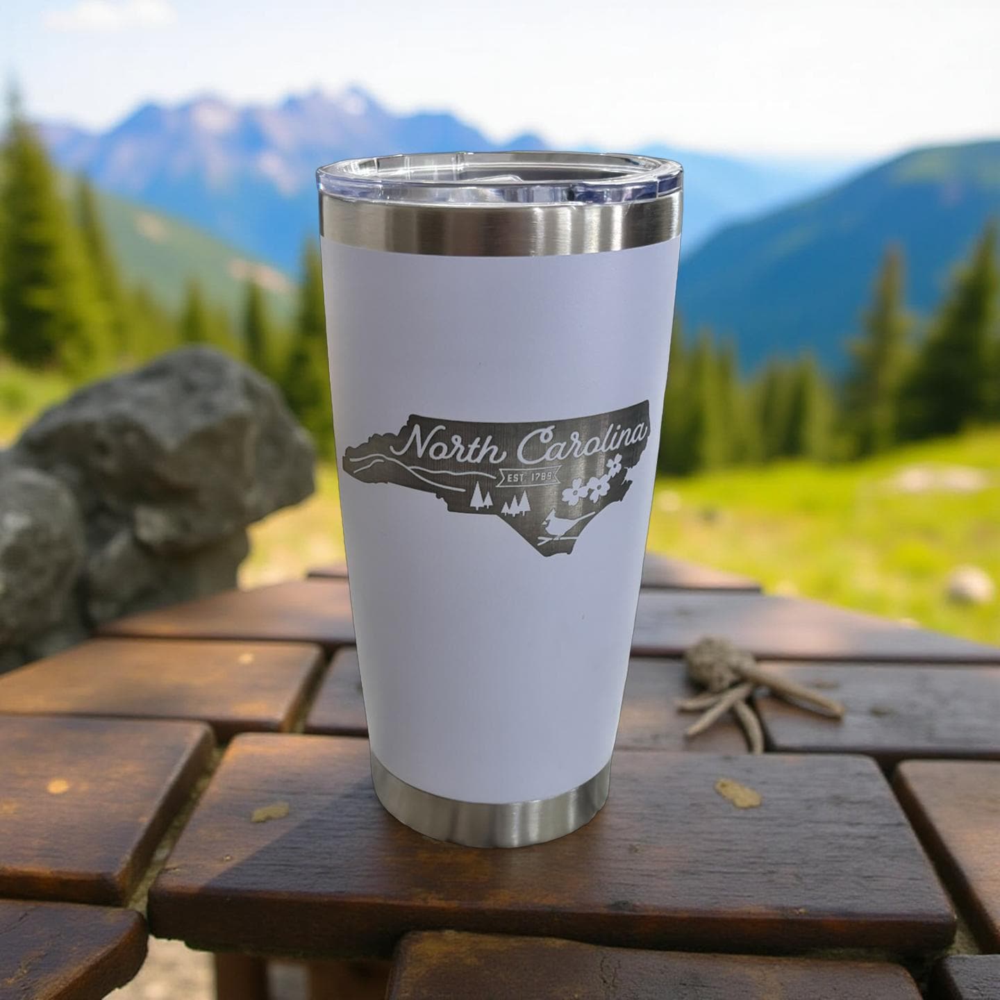 North Carolina Stainless Steel Tumbler - 20oz