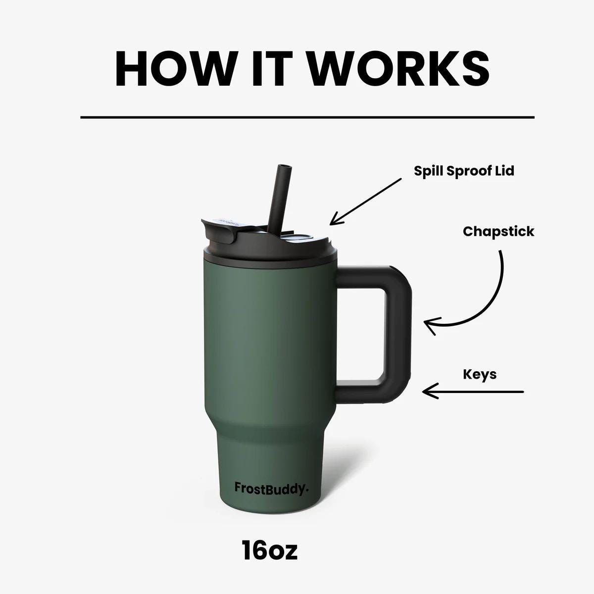 FrostBuddy Tumbler 16oz - BHR Logo