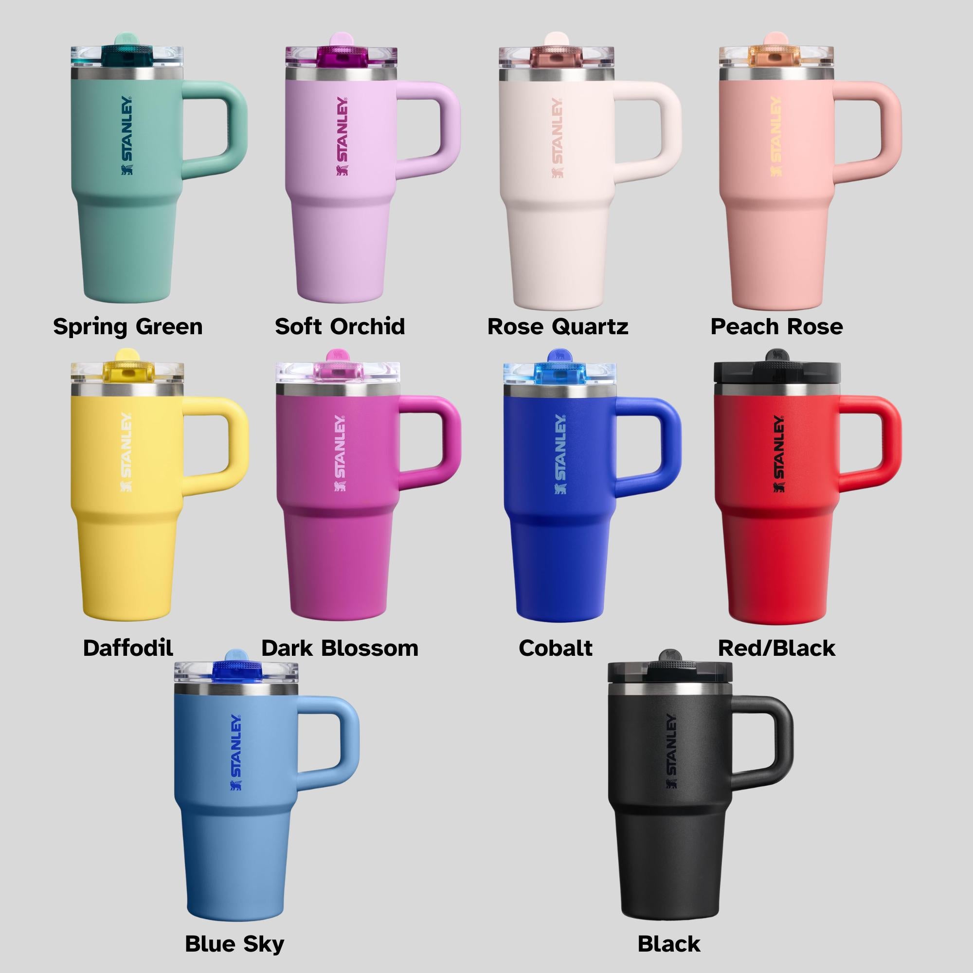 Personalized Kids Stanley Quencher | Custom Engraved Water Bottle w/ Name | 14oz & 20oz Flip Straw Tumbler | Leak-Proof Kids Cup