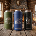 Personalized FrostBuddy Can Cooler - Universal Personalized Drink Sleeve - Custom Hunting & Fishing Gift  - Laser Engraved - Birthday Gift
