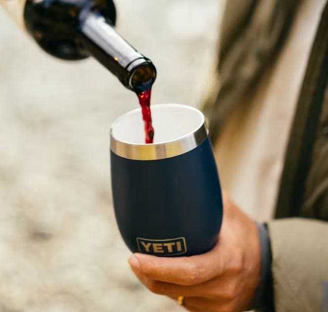 Custom Yeti Wine Tumbler 10oz | Engraved Personalized Wine Cup | Custom Name, Logo, or Design Gift